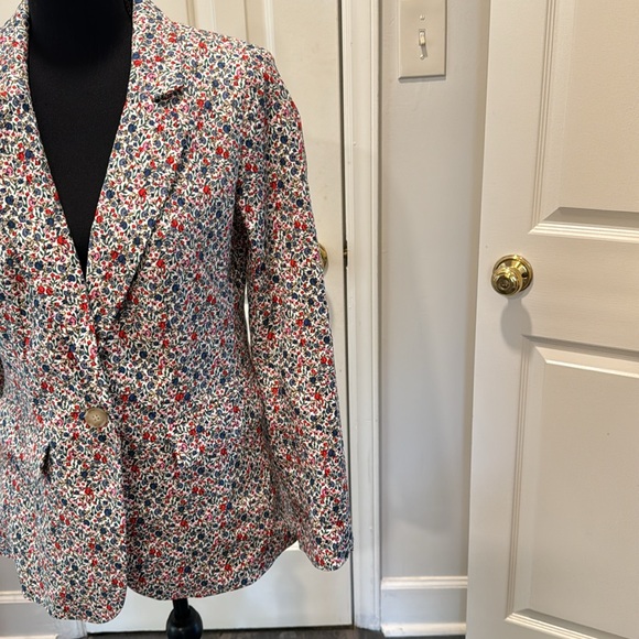 Loft Floral Blazer—Size 4 - Picture 2 of 4